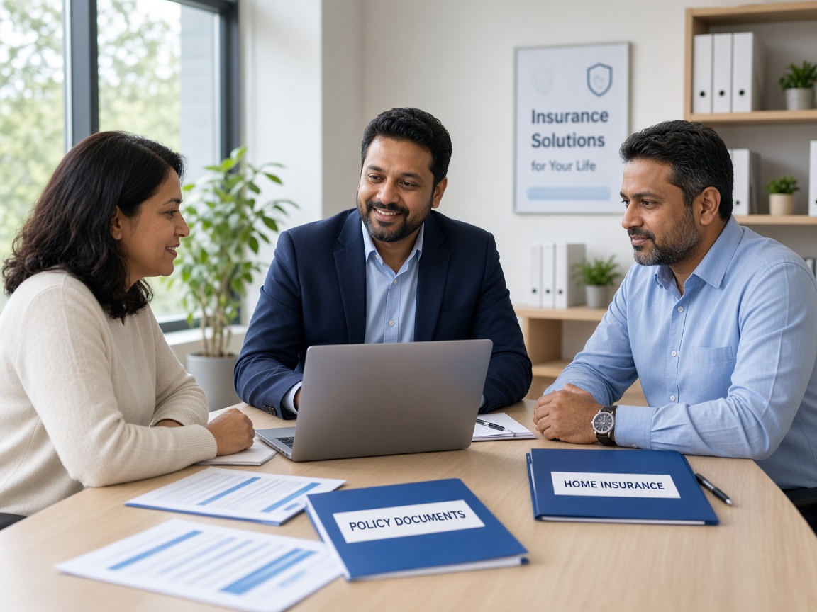 Advisor meeting with clients