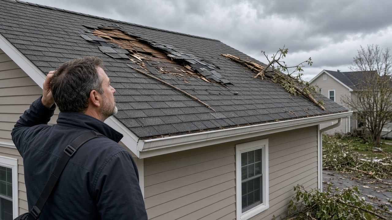 Roof inspection after weather